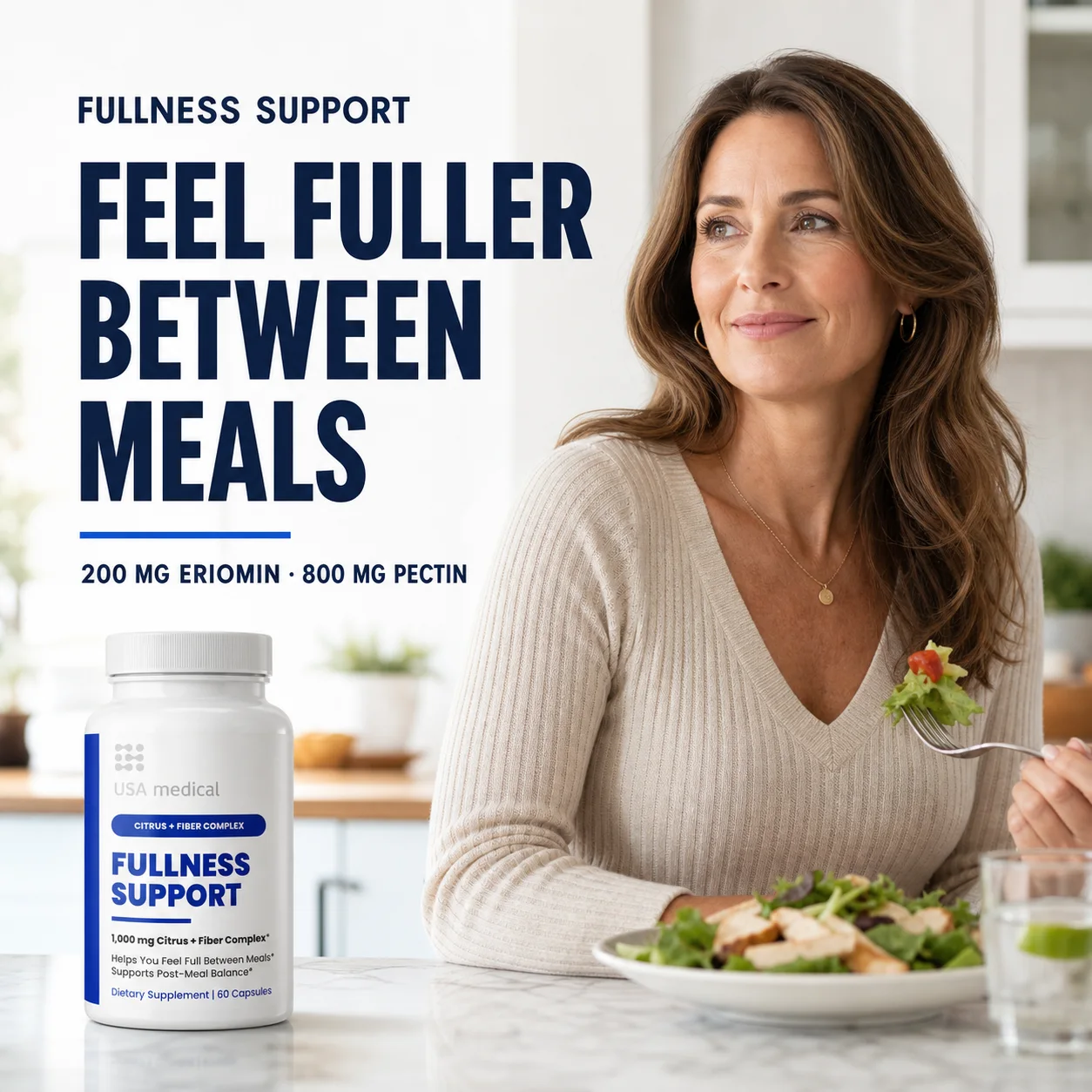 Fullness Support as part of a simple meal-time citrus and fiber routine
