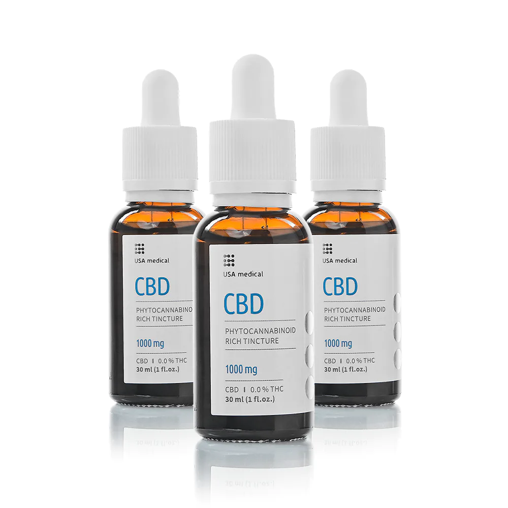 3-Pack: CBD Oil - 1,000 mg | 30 mL