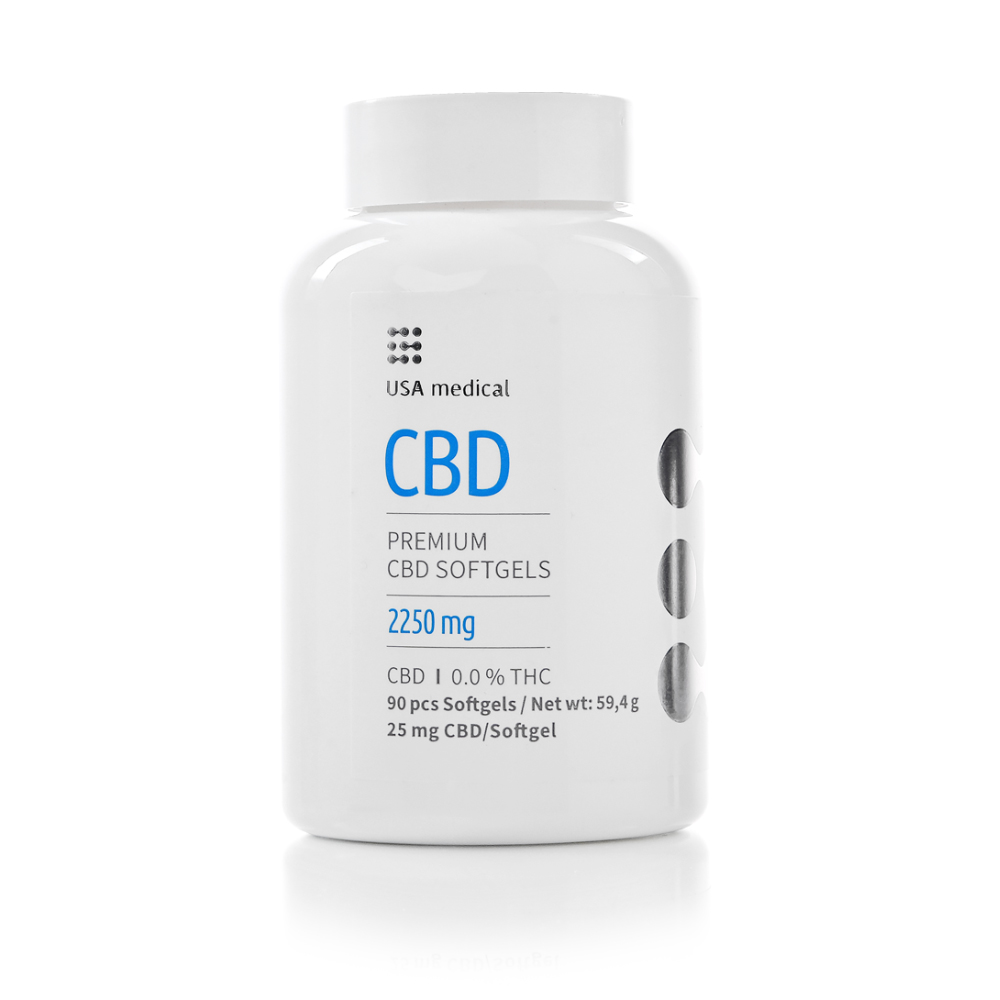 CBD Capsules - 25 mg | 90 capsules