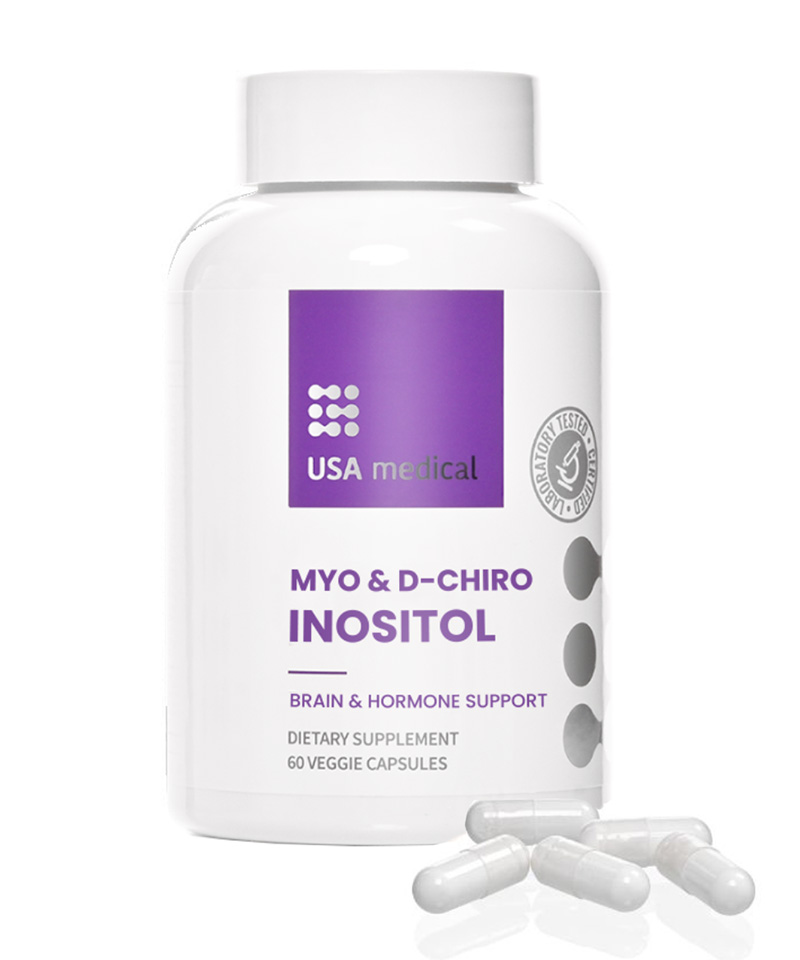 USA Medical Myo & D-Chiro Inositol Capsules