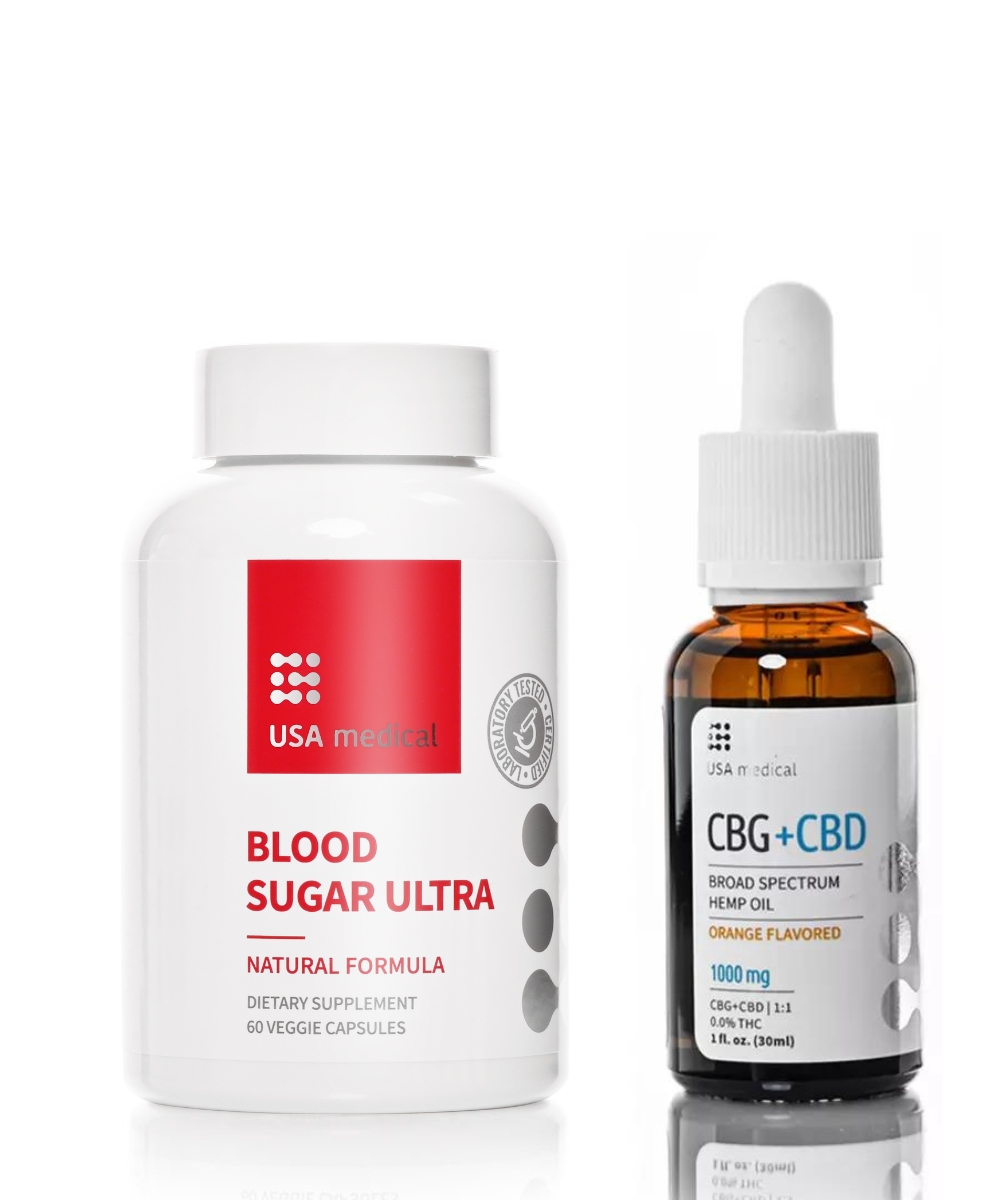 CBG + Blood Sugar Ultra Capsules Bundle