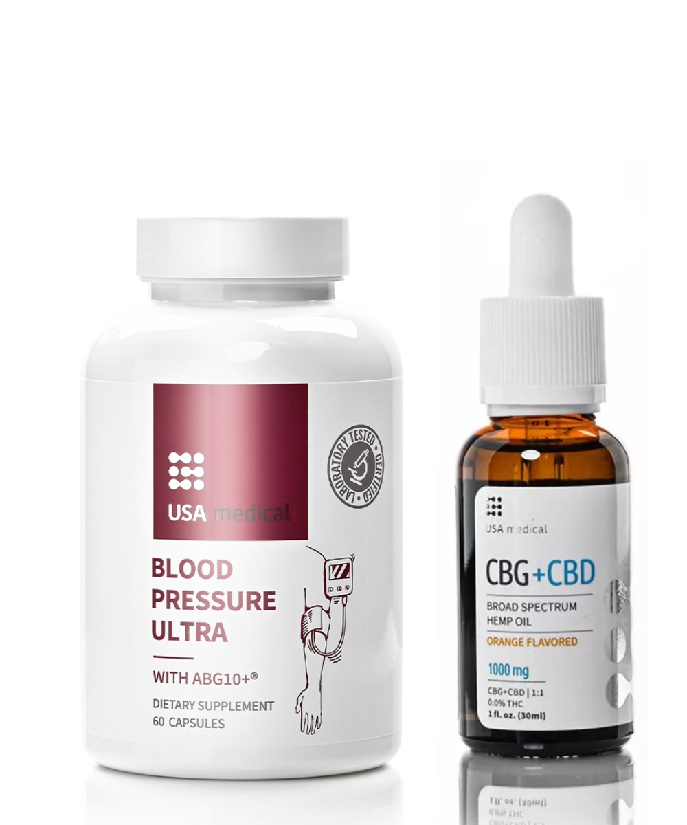 CBG + Blood Pressure Ultra Capsules Bundle
