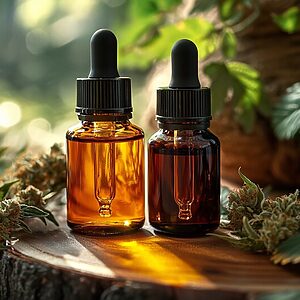 CBD oil vs cbd tincture in one picture.