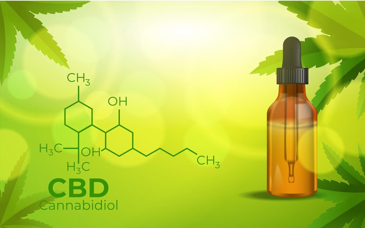 Full-spectrum CBD oil rich in terpenes.