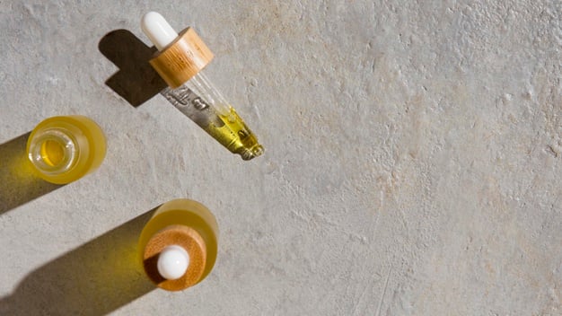 ideal CBD oil application with dropper