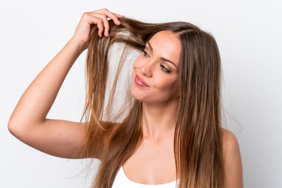 Healthy hair care routine
