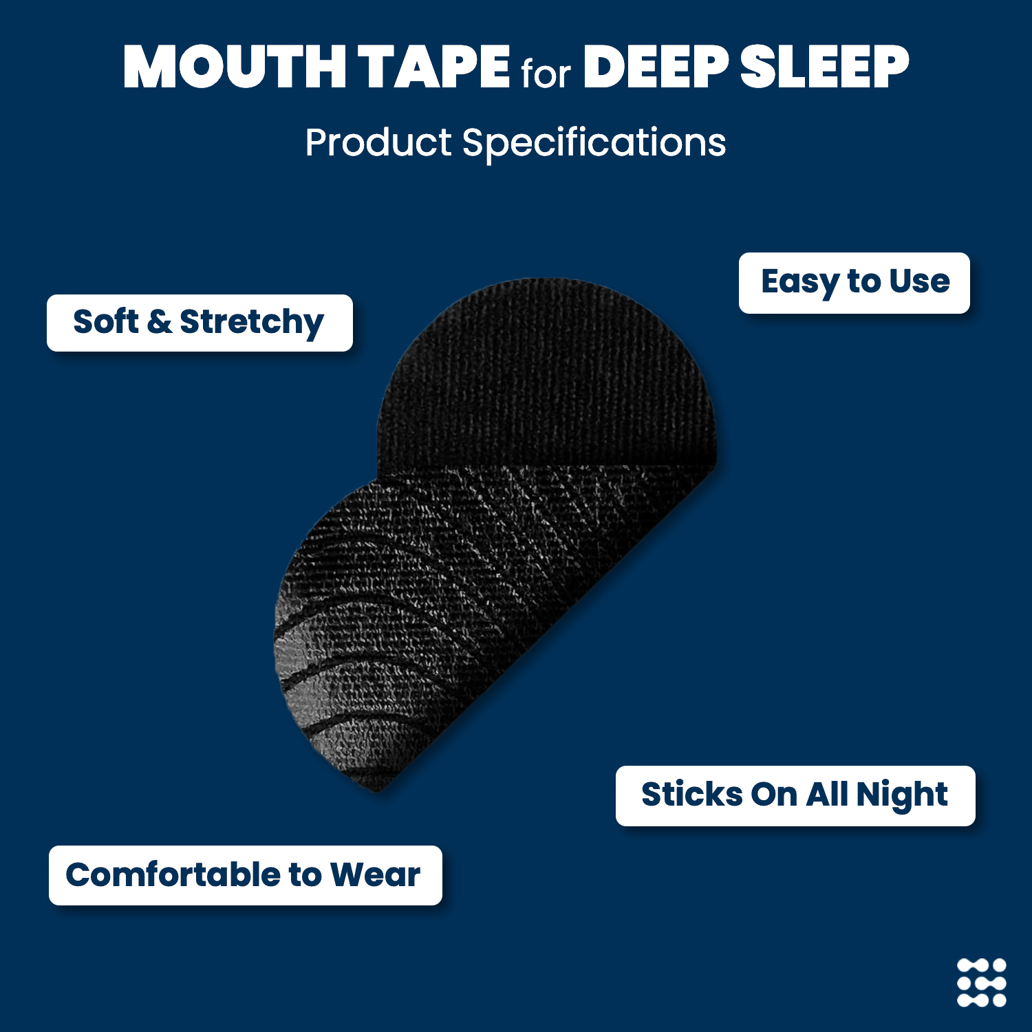 USA Medical CPAP mouth tape packaging