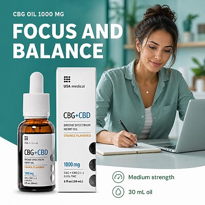 CBG Oil 1,000 mg