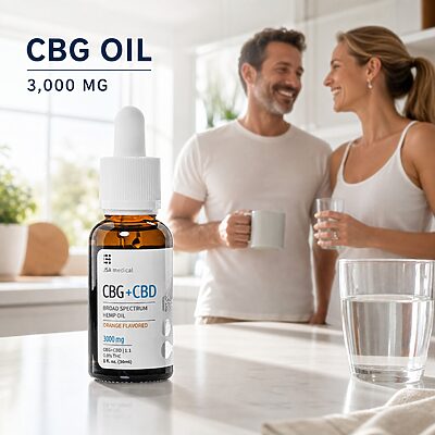USA Medical CBG Oil 3,000 mg bright kitchen