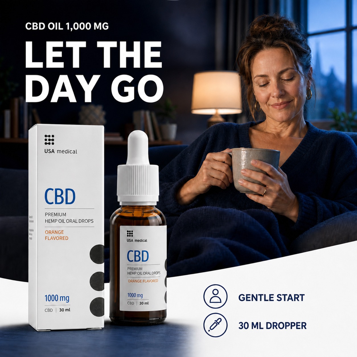 USA Medical CBD Oil 1,000 mg