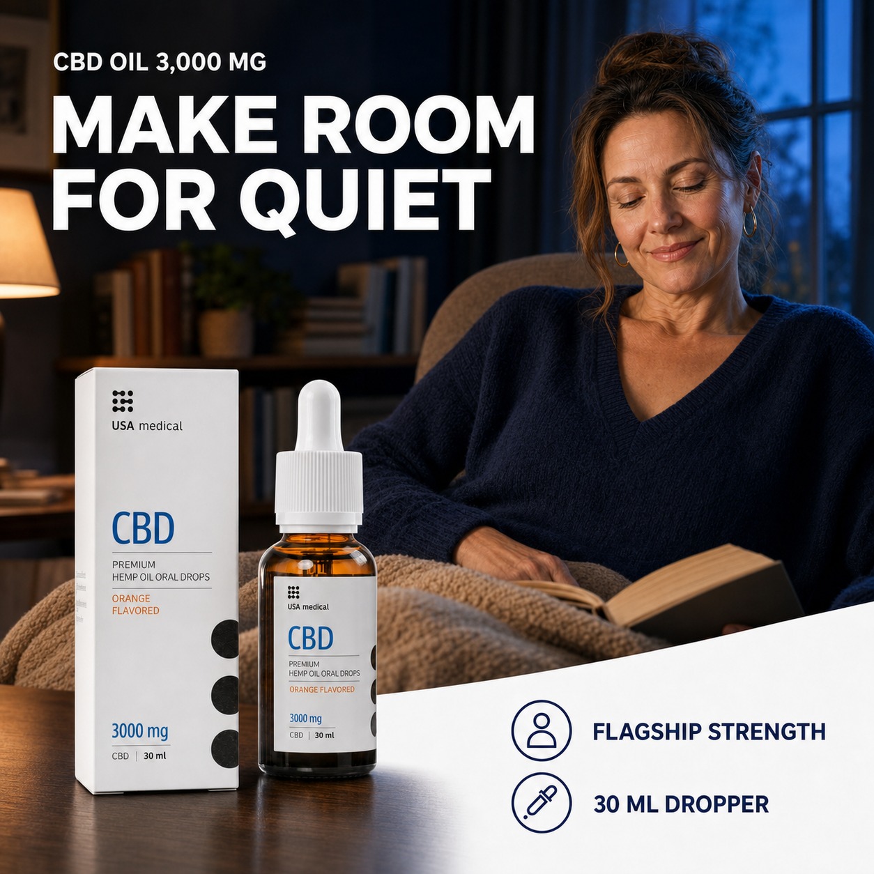 USA Medical CBD Oil 3,000 mg