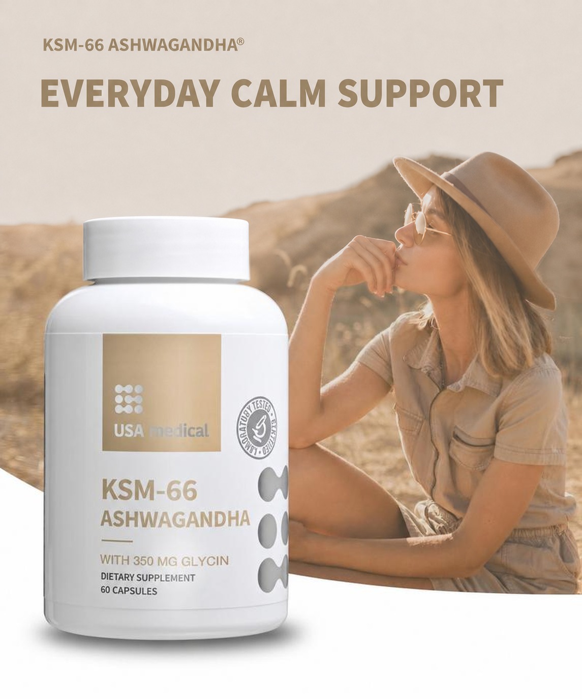 USA Medical Ashwagandha KSM-66