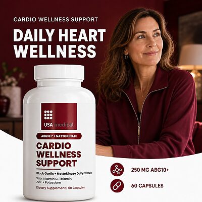 USA Medical Cardio Wellness Support | 60 Capsules