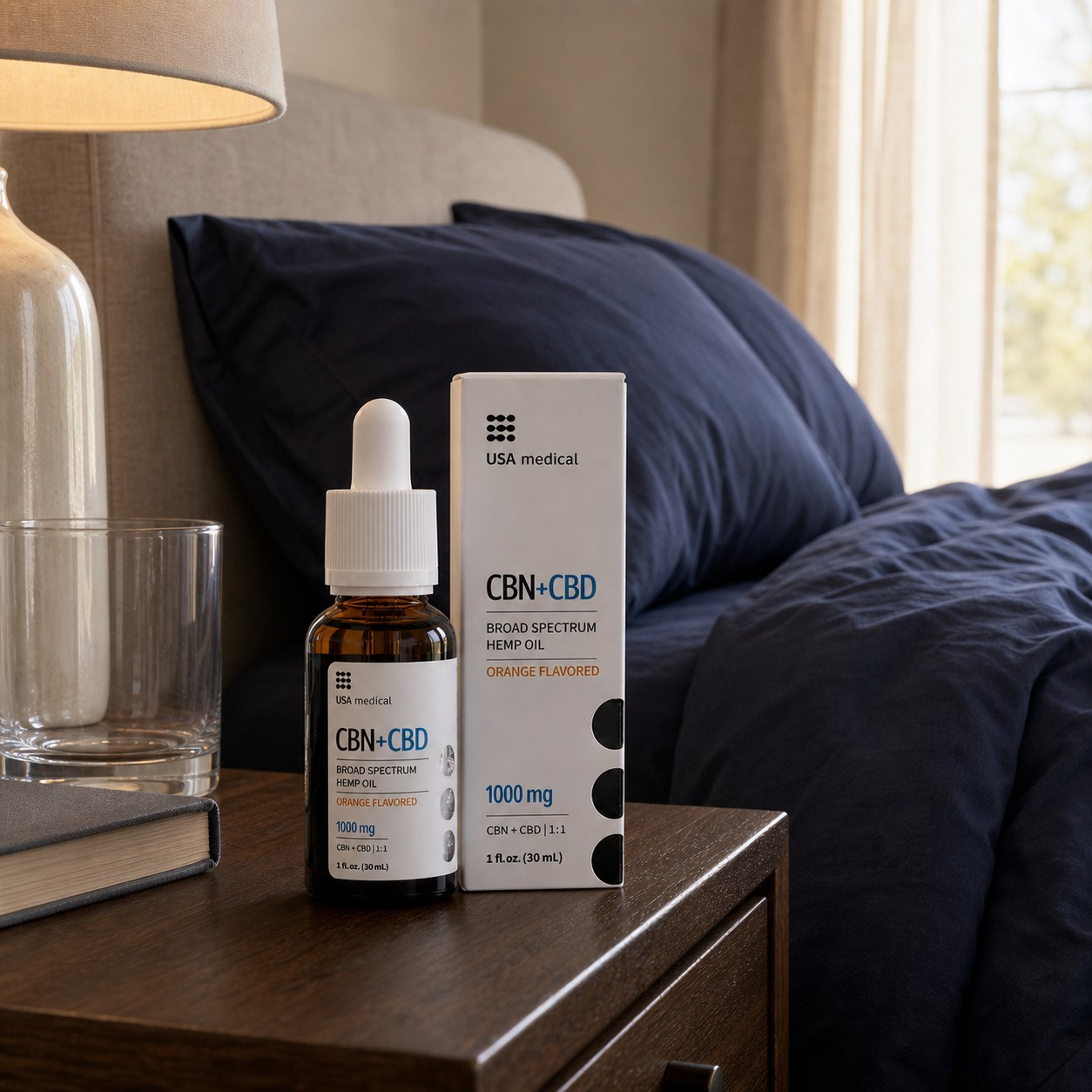 USA Medical CBN Oil 1,000 mg product dawn