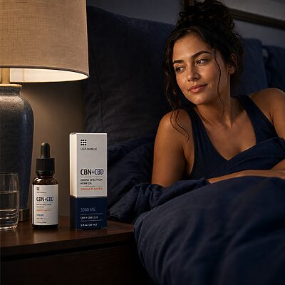 USA Medical CBN Oil 3,000 mg woman lifestyle