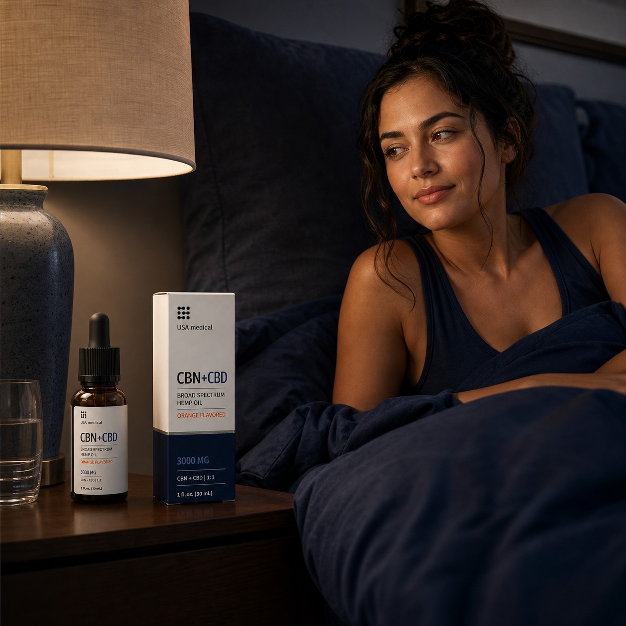 USA Medical CBN Oil 3,000 mg woman lifestyle