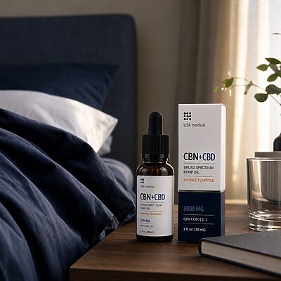 USA Medical CBN Oil 3,000 mg product dawn