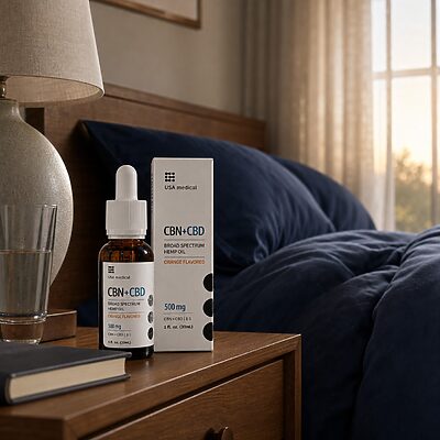 USA Medical CBN Oil 500 mg product dawn