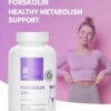 USA Medical Forskolin 10% Extract for Fat Metabolism Support, 60 Capsules
