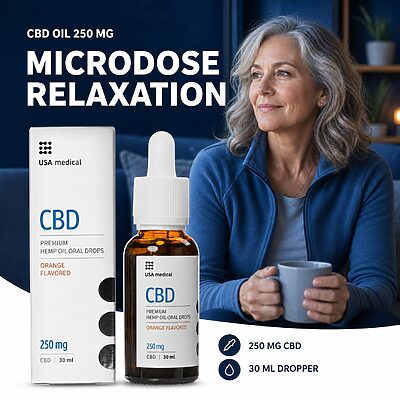 USA Medical CBD Oil 250 mg