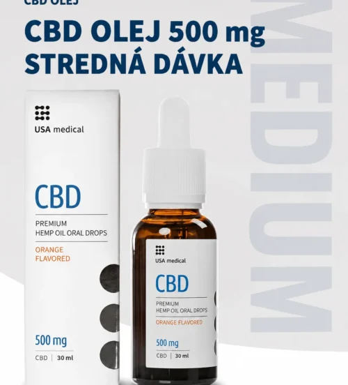 USA Medical CBD Olej 500 mg | 30 ml