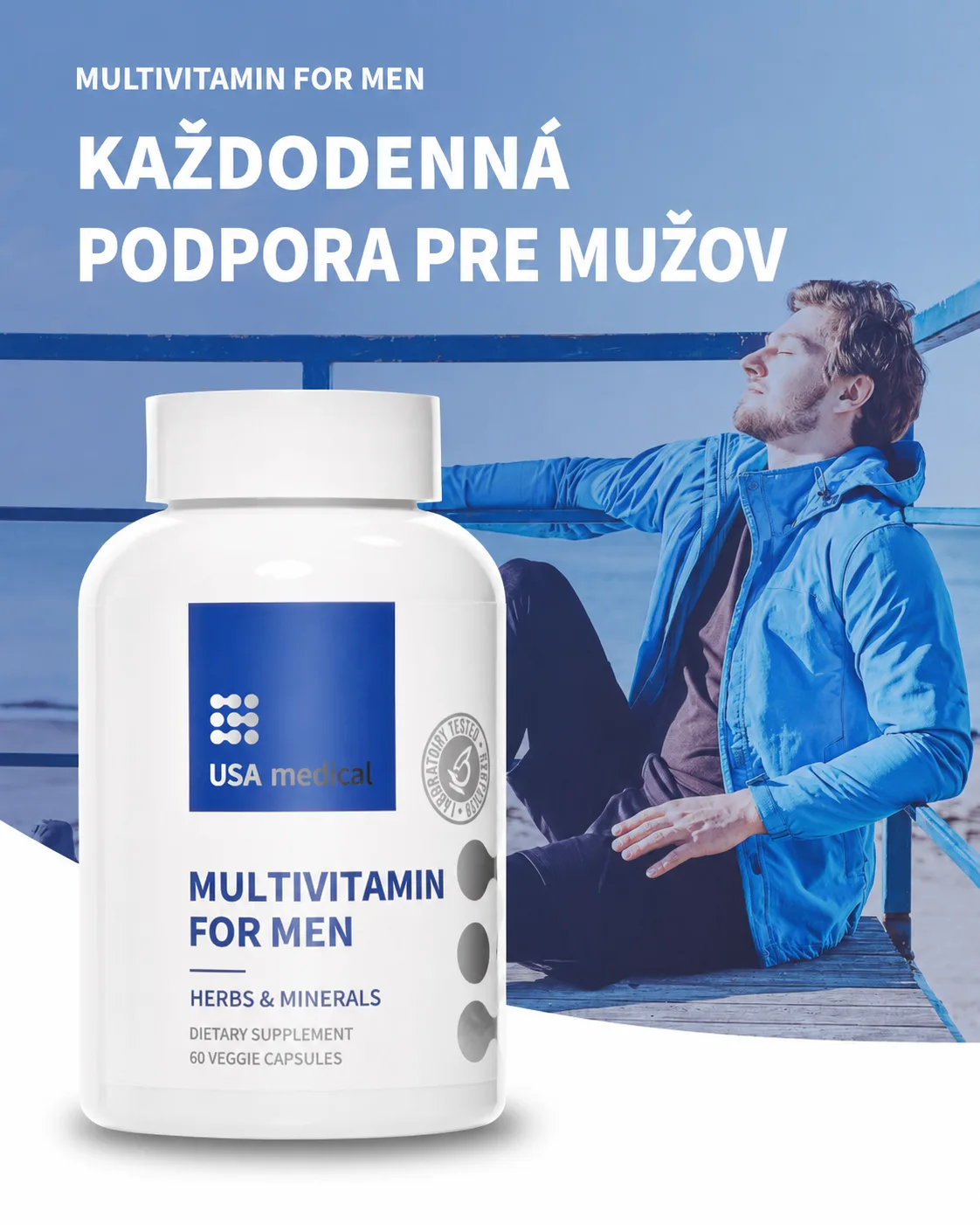 Pánsky multivitamín s rastlinnými extraktmi 60 ks